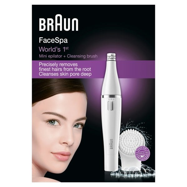 Braun Face 810 Facial Epilator and Facial Cleansing Brush