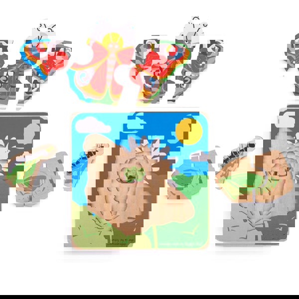 Bigjigs Toys Lifecycle Layer Puzzle - Butterfly