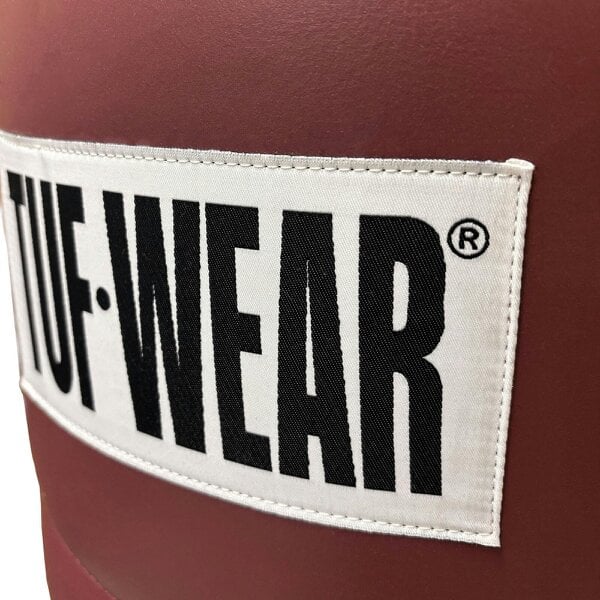 Tuf Wear Oxblood Quilted Leather Punchbag 122cm (4ft) - 40kg