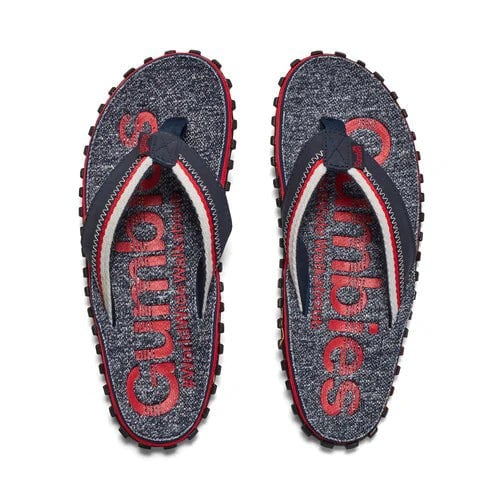 Gumbies CAIRNS Mens Flip Flop Red