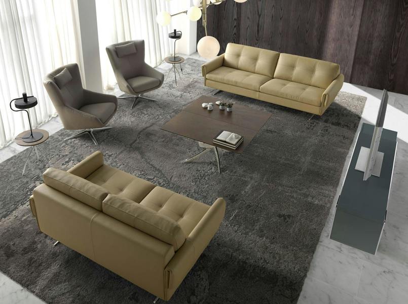 Angel Cerdá Mink Leatherette Swivel Armchair 5044