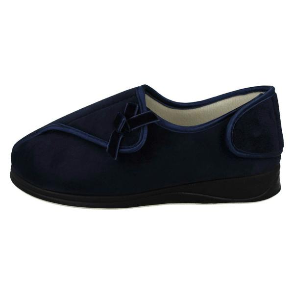 Padders Ladies Padders Hook And Loop Comfort Slippers Penny