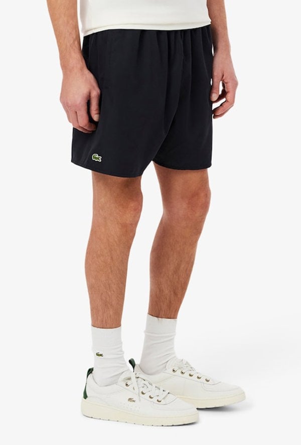 Lacoste Mid Length Monochrome Swim Trunks