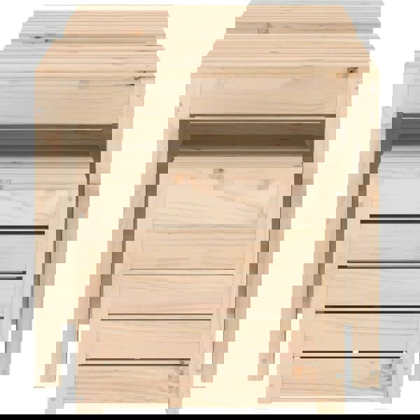 Berkfield 3 Piece Garden Box Set Solid Wood Pine