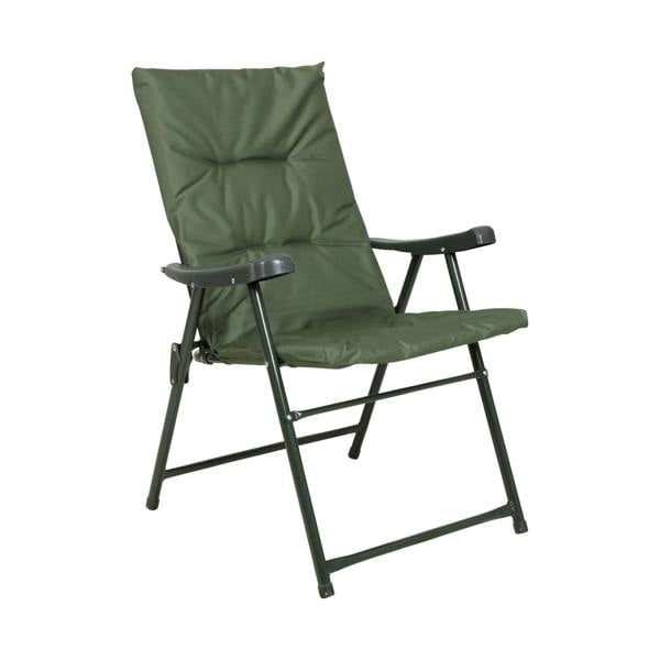 Mountain Warehouse Padded Folding Chair - Khaki Green - 