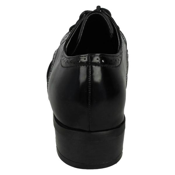 Spot On Ladies Spot On Glitter Shoes With Fringe Detail