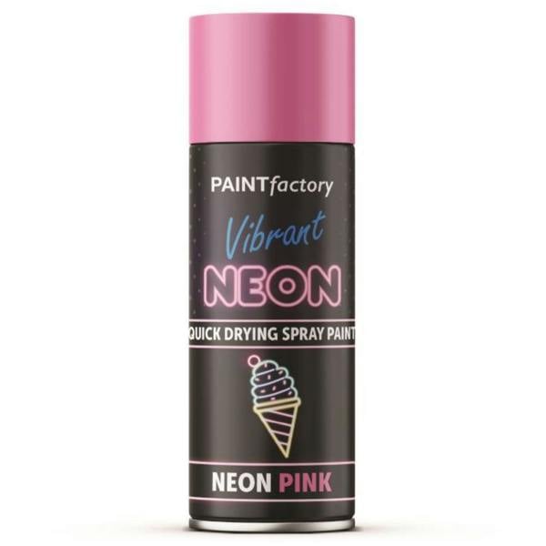 Paint Factory Fluorescent Neon Pink Spray Paint 200ml