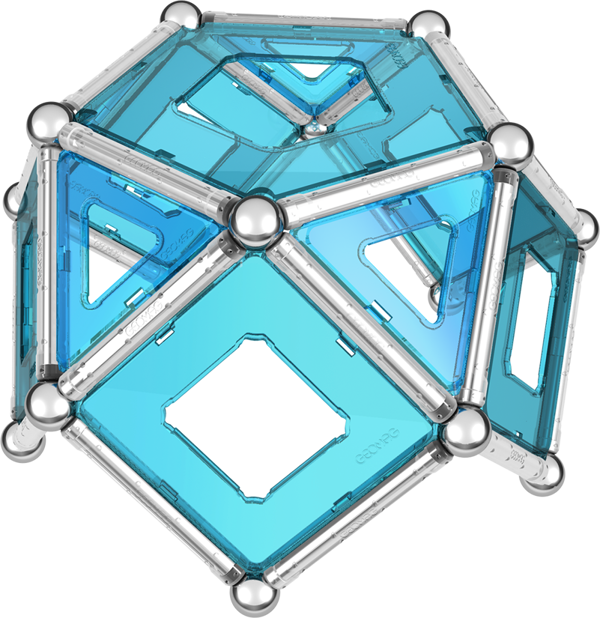 Geomag Pro L Magnetic Shapes -  75 Pieces