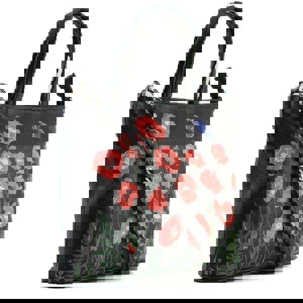 Mala Leather Poppy Multiway Floral Leather Grab Bag