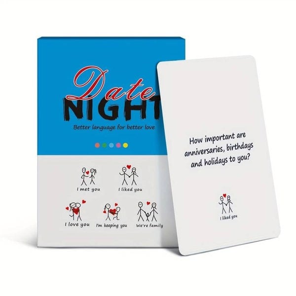 smartbies Date Night Card Game – Better Language for Better Love | Couples Conversation & Connection Game