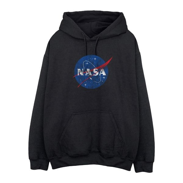 NASA Mens Insignia Logo Hoodie - Black