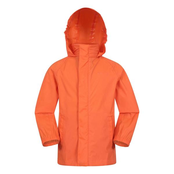Mountain Warehouse Childrens/Kids Pakka II Waterproof Jacket - Orange - 