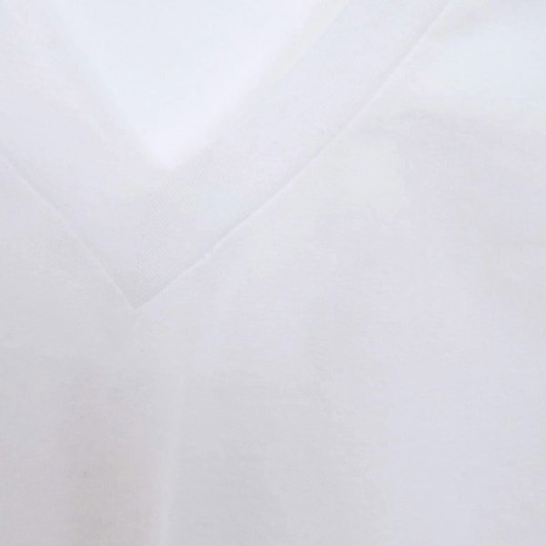 Hom Supreme Cotton V-Neck T-Shirt, White