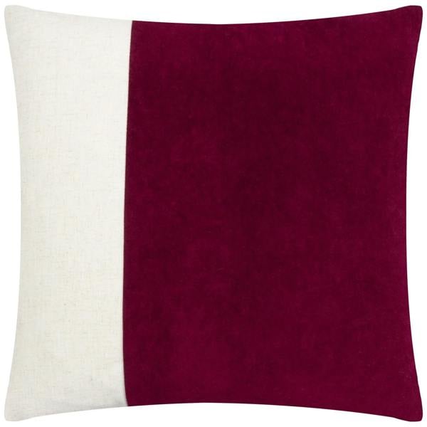 Furn Coba Washed Velvet Cushion Cover - Cherry