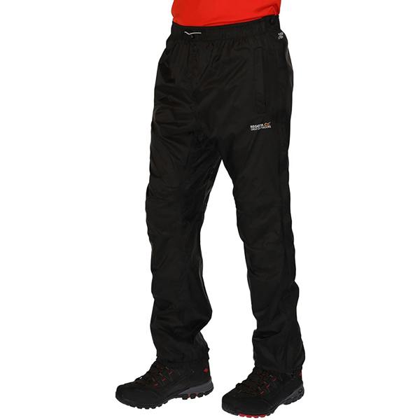 Regatta Great Outdoors Mens Adventure Tech Active Packaway II Overtrousers - Black - 