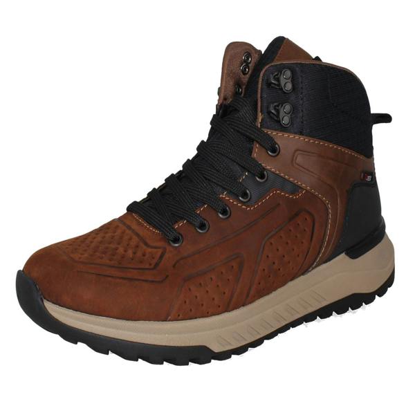 Rieker Mens Rieker Tex Revolution Soft Lace Up and Zip Casual Boots U0161