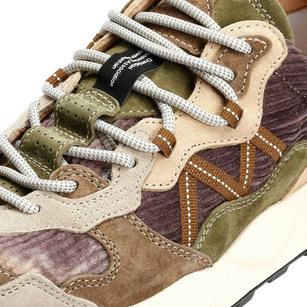 Flower Mountain Lenzan Brown/Green Trainers
