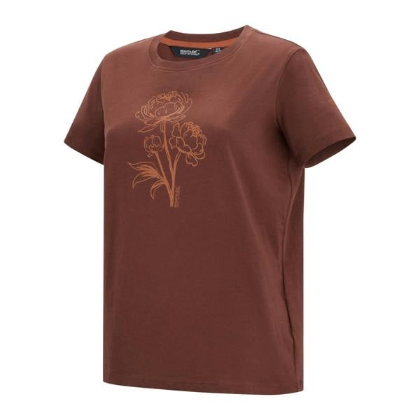 Regatta Womens/Ladies Filandra VX Peony T-Shirt - Dark Cherry - 