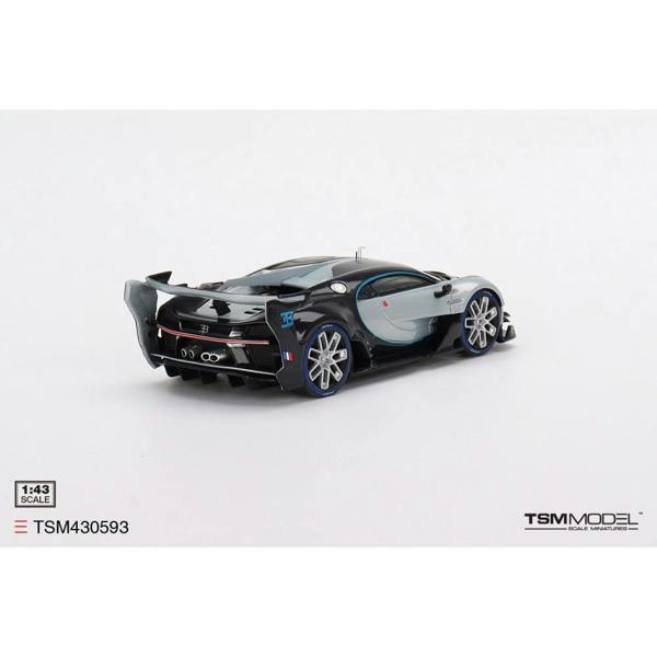 MCSlots Bugatti Vision Gran Turismo Silver 1:43 Scale TSM430593