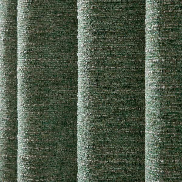 Catherine Lansfield Chunky Boucle Lined Eyelet Curtains Green