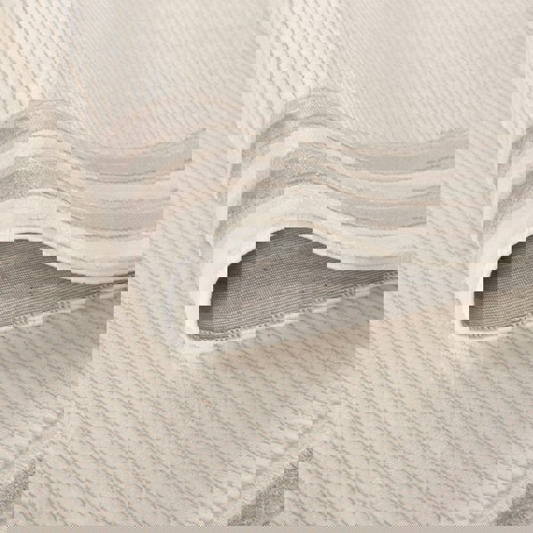 Bordered Living Room rug, grey-cream colours, stain-resistant and non-shedding