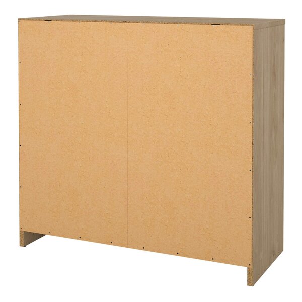 Wyld Haus Kaohsiung Hickory Oak Effect Chest 3 Drawers