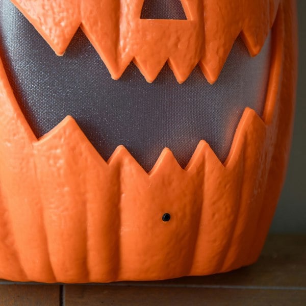 Samuel Alexander 22cm Battery Operated Light up Laughing Jack O' Lantern Halloween Decoration with LEDs