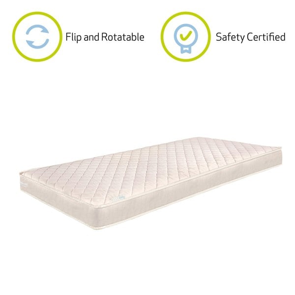 Flip and rotate elle baby natural mattress