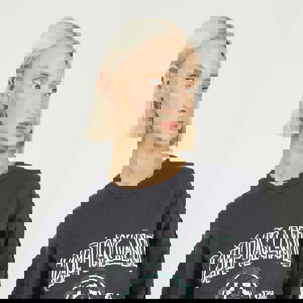 Brave Soul Dark Grey Crew Neck Graphic Print Sweatshirt - Dark Grey Image 4