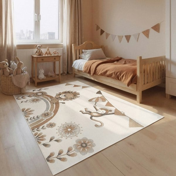 Boho Kids Summer Party Rug, Soft Pile, Soun-absorbing | THE RUGS