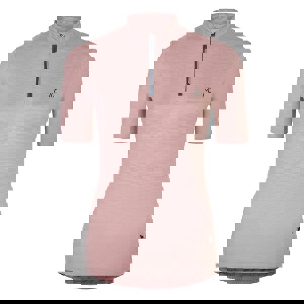 Dare 2B Womens/Ladies Pedal Through It Marl Lightweight Jersey - Dusky Rose