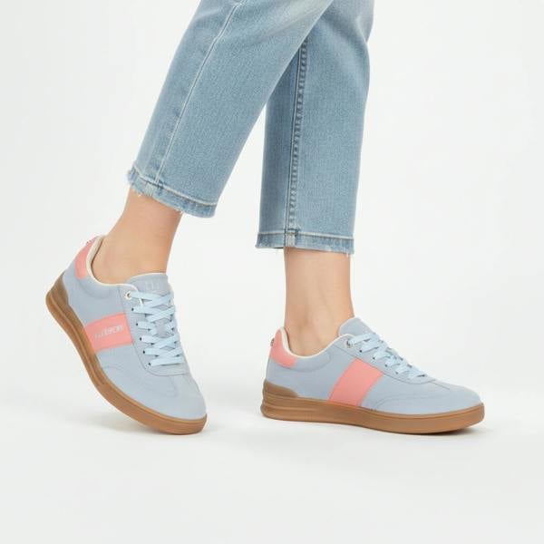 Elle Sport Ladies Elle Sport Lace Up Gum Sole Comfy Trainers F7442