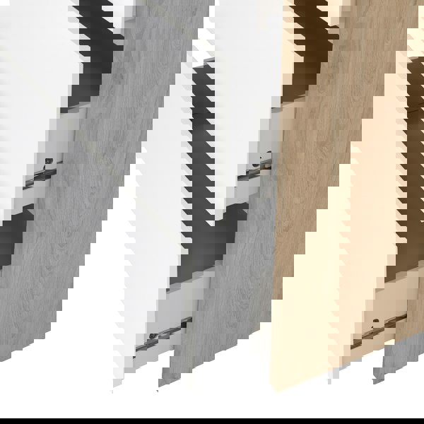 Furniture To Go Next Chest 3 Drawers Jackson Hickory White high gloss