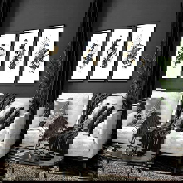 Tropical wall mural | set of 3 wall art prints