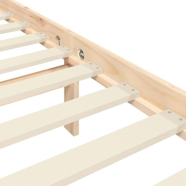 Berkfield Bed Frame with Headboard Super King Size Solid Wood