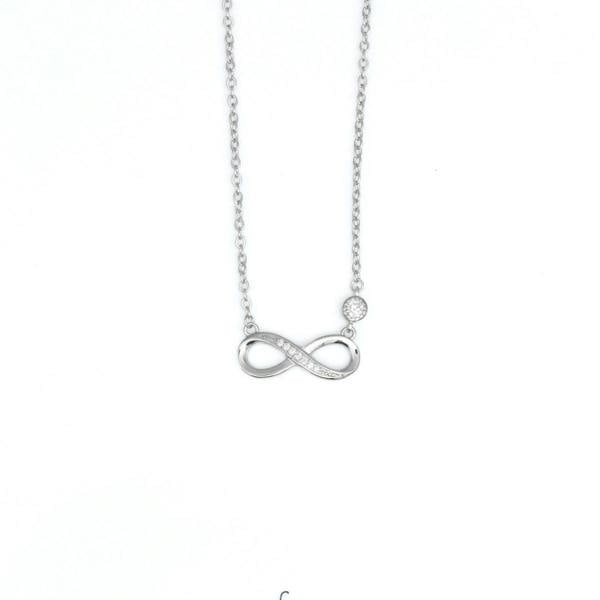 Say It With Infinity Necklace - Silver