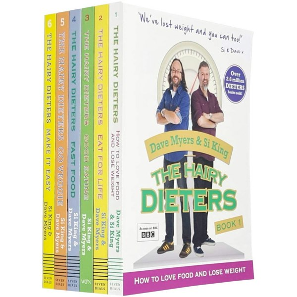 The Hairy Dieters 6 Book Set How To Love Food And Lose Weight, Eat For Life & more