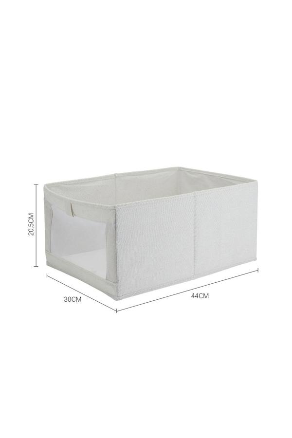 Living and Home Foldable Fabric Clothes Jeans Storage Box Wardrobe Organizer 30*40*20.5 CM