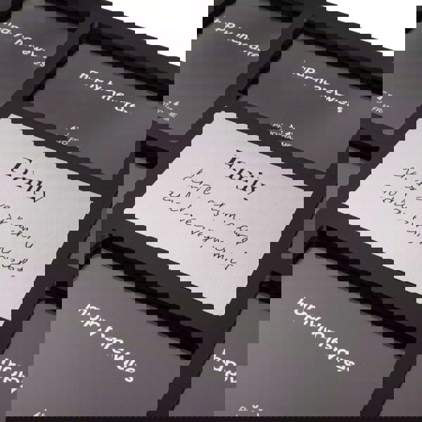 Modern Black Multi Collage Picture Frame with Family Wording and Cute Phrase Image 4