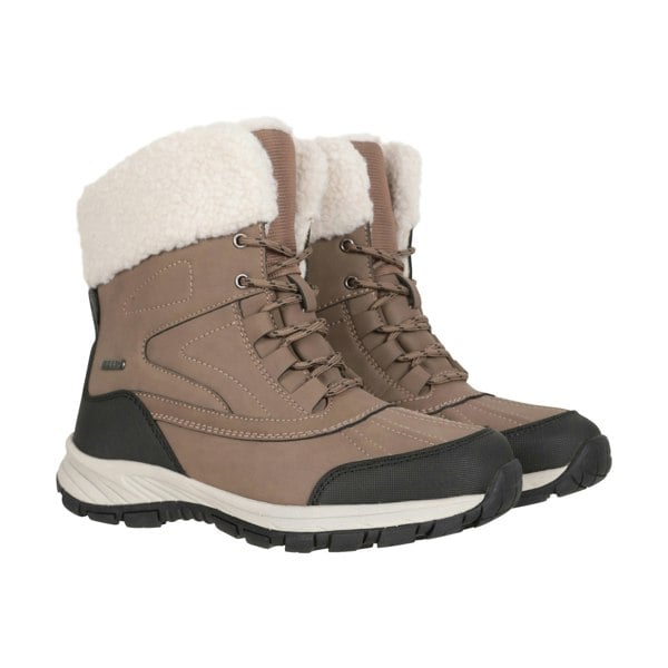 Mountain Warehouse Women's Idaho Waterproof Thermal Snow Boots - Taupe