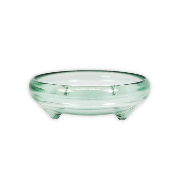 Verano Spanish Ceramics Footed Glass Bowl