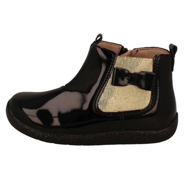 Start-rite Girls Startrite Bow Detailed Gusset Ankle Boots Wonderland