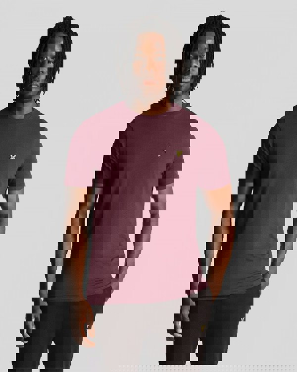 Lyle & Scott Plain Mens T-Shirt TS400VOG - Z562 Burgundy