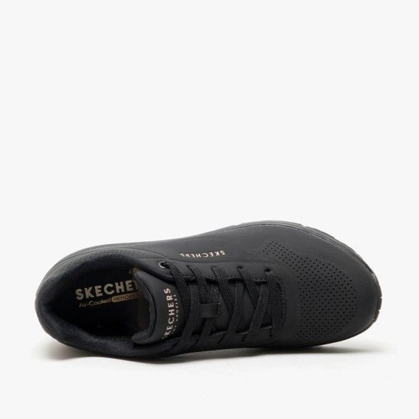 Skechers 73690/BBK UNO STAND ON AIR Womens Trainers Black