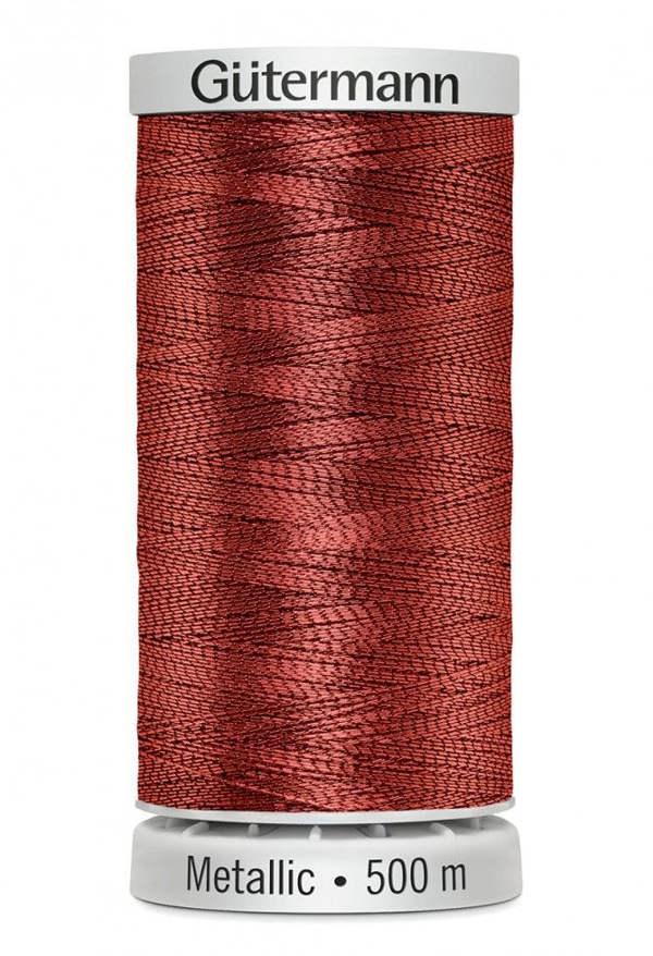 Gutermann Sulky Metallic Embroidery Thread 500m Polyamide, Polyester Thread Suitable For Embroidery