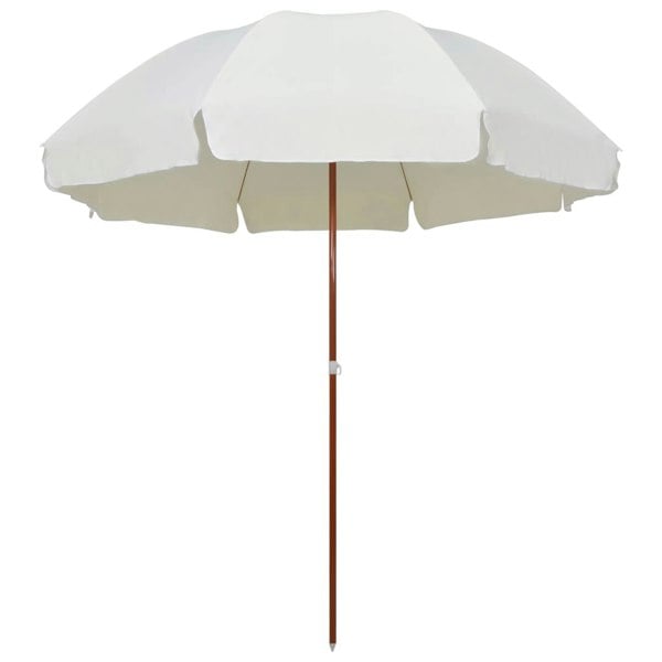 Berkfield Parasol with Steel Pole 300 cm Sand