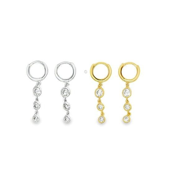 Reeves & Reeves Helena Hoop Drop Earrings