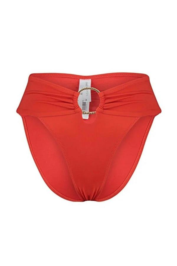 WOVCOR Regular High-Waisted Bikini Bottom with Accessories