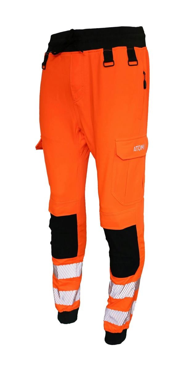 Slim Fit Stretch Hi-Vis Jogger With Knee Pad Pockets - Hi-Vis Trousers