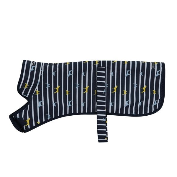 Regatta Arlo Waterproof Dog Coat - Navy Stripe